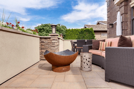 Outdoor Gas Fire Pit