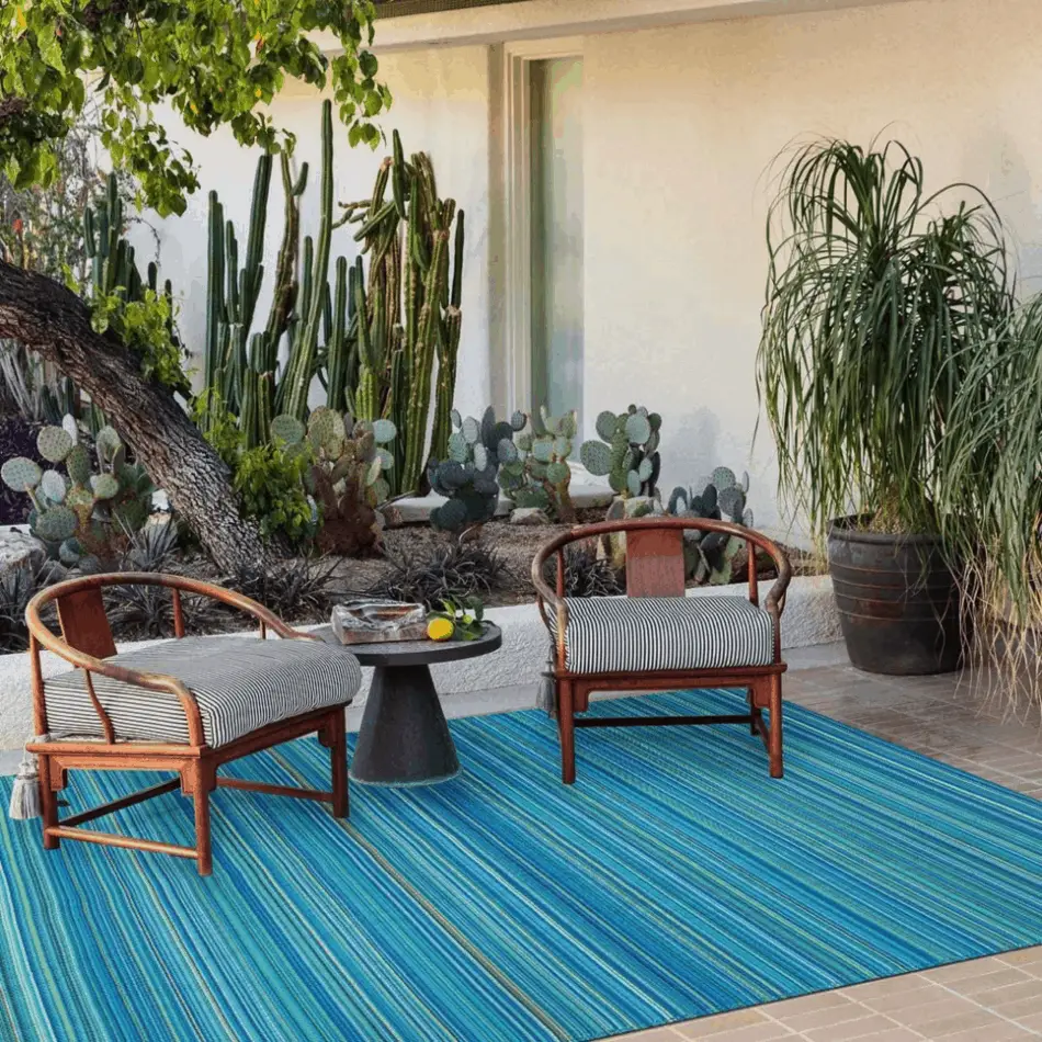 How to Keep Outdoor Rug from Blowing Away