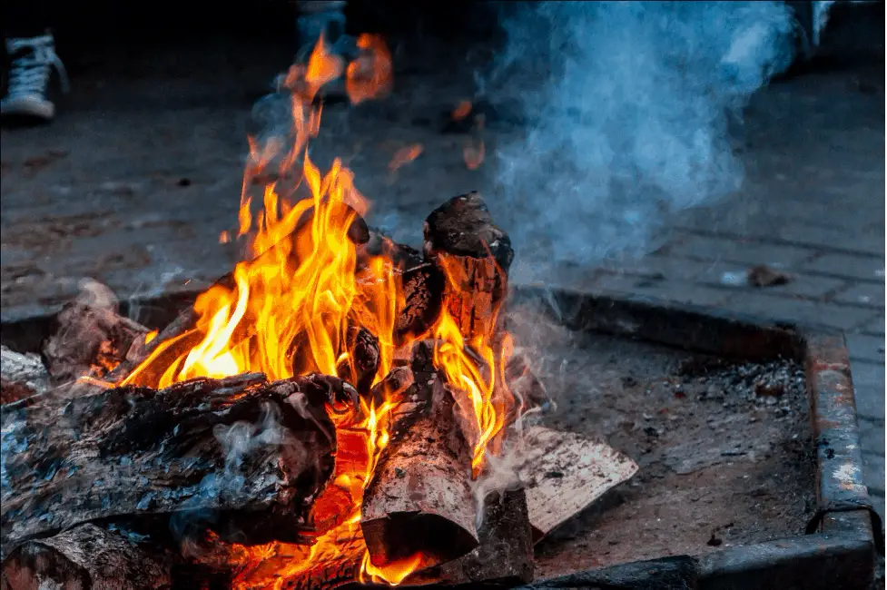 how to clean out a fire pit bonfire