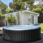 Backyard Hot tub privacy ideas