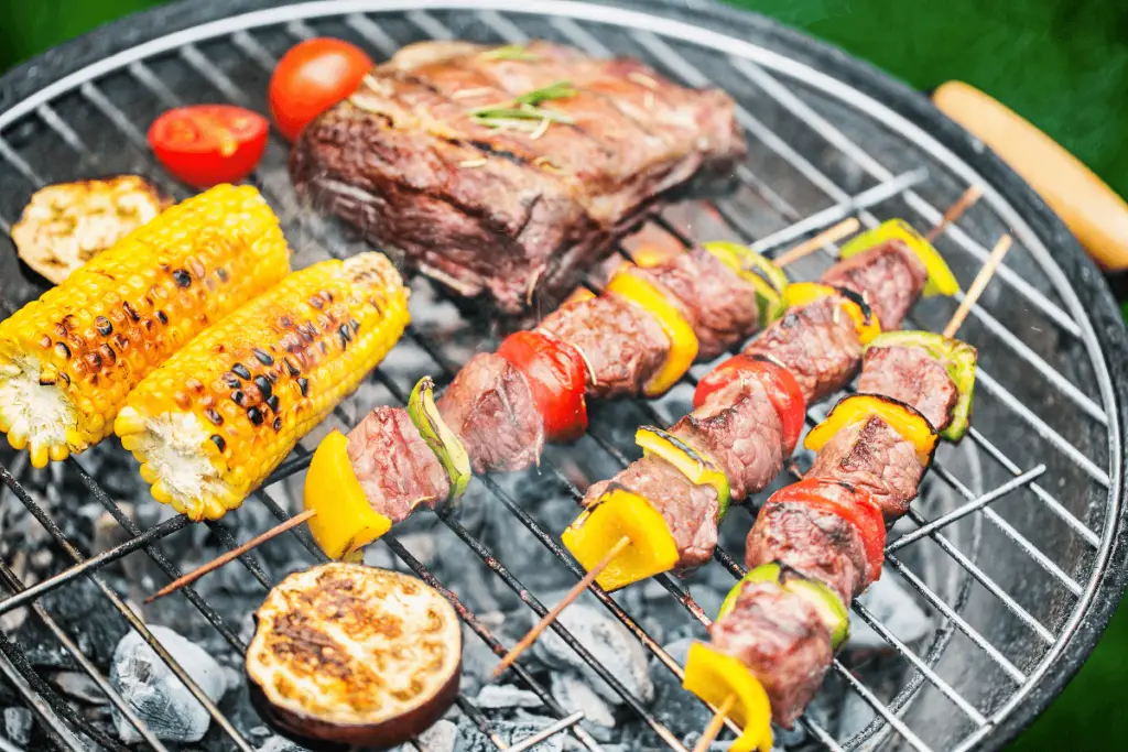 Charcoal grills create great flavor